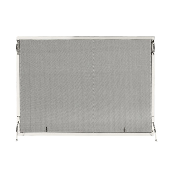 Minuteman Polished Nickel Fireplace Screens