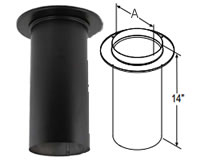 Durablack Stovepipe Slip Connector
